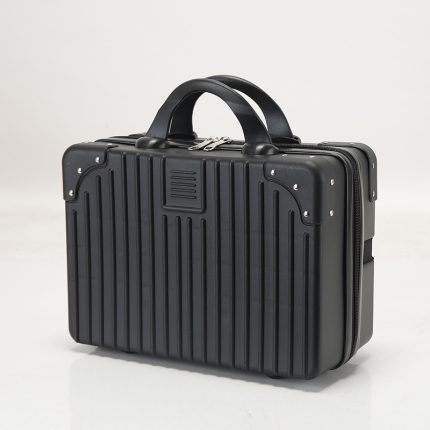 15-inch corner-covered storage box, made of ABS and PC materials, ultra-lightweight and waterproof.