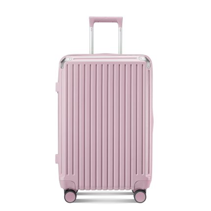 24-inch multi-functional trolley case, lightweight and shock-resistant travel suitcase with universal wheels, carry-on PC luggage.