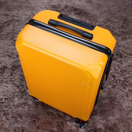 26-inch trolley suitcase with combination lock, PC universal wheels, zipper, detachable wheels, student suitcase, shallow frame business suitcase